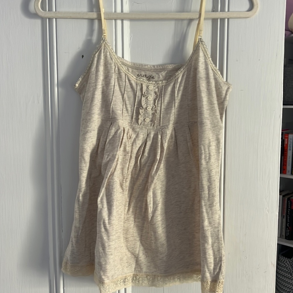 Cream Camisole Tank Top